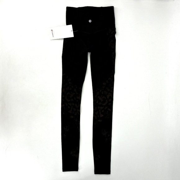 Lululemon Women Mapped Out HR Tight‎ 28” Camo LW5CH1S Black Size 2 NWT New - Picture 9 of 11